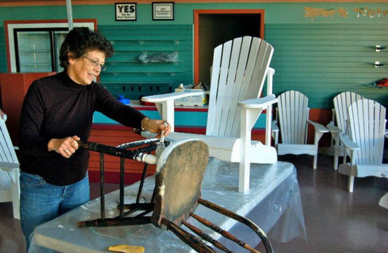 Painting chairs